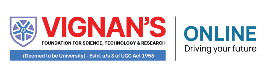 Vignan online university logo